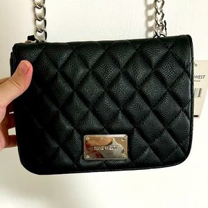NWT black Nine West purse
